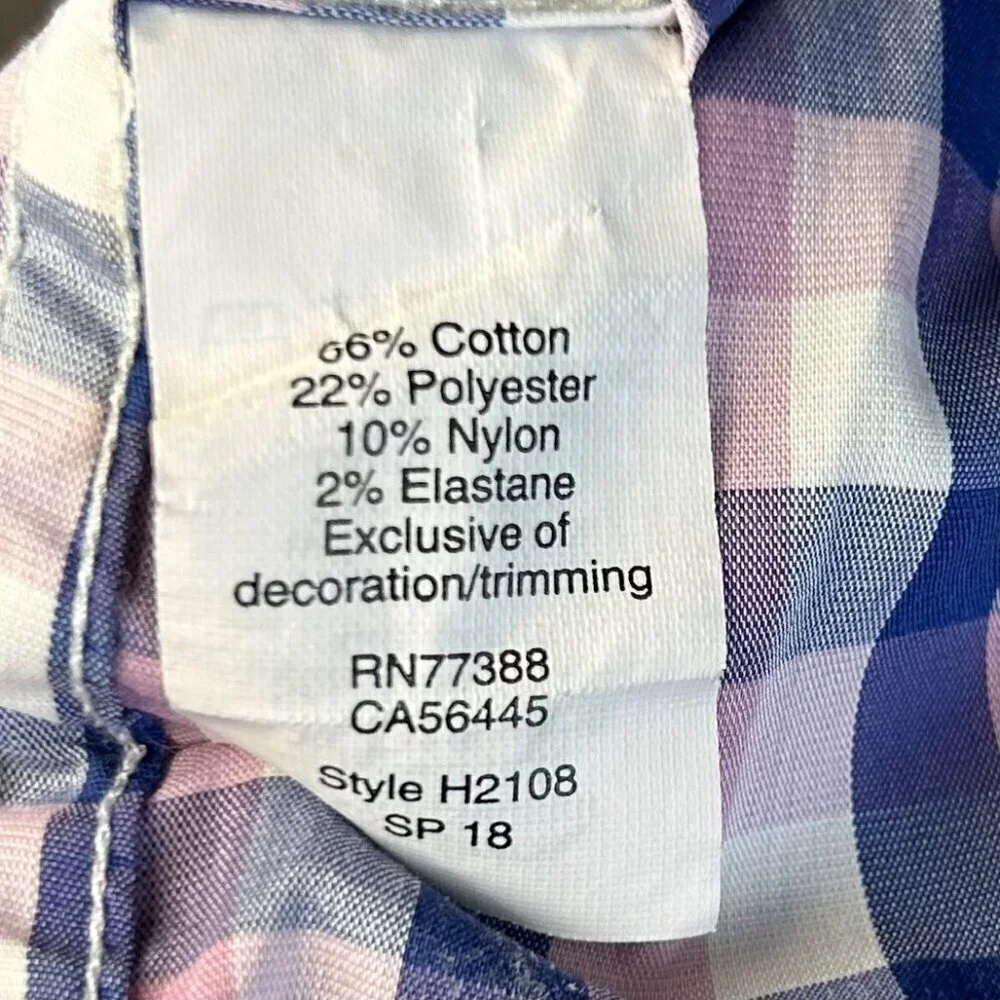 J. Crew The Offshore Performance Shirt Medium Plaid Men